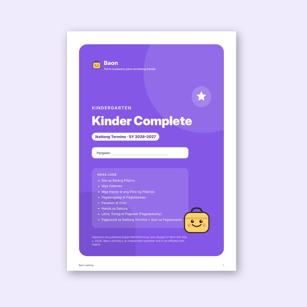 Kinder Complete Activity Pack, Term 3
