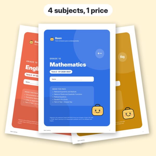 Grade 10 Complete Bundle, Term 2