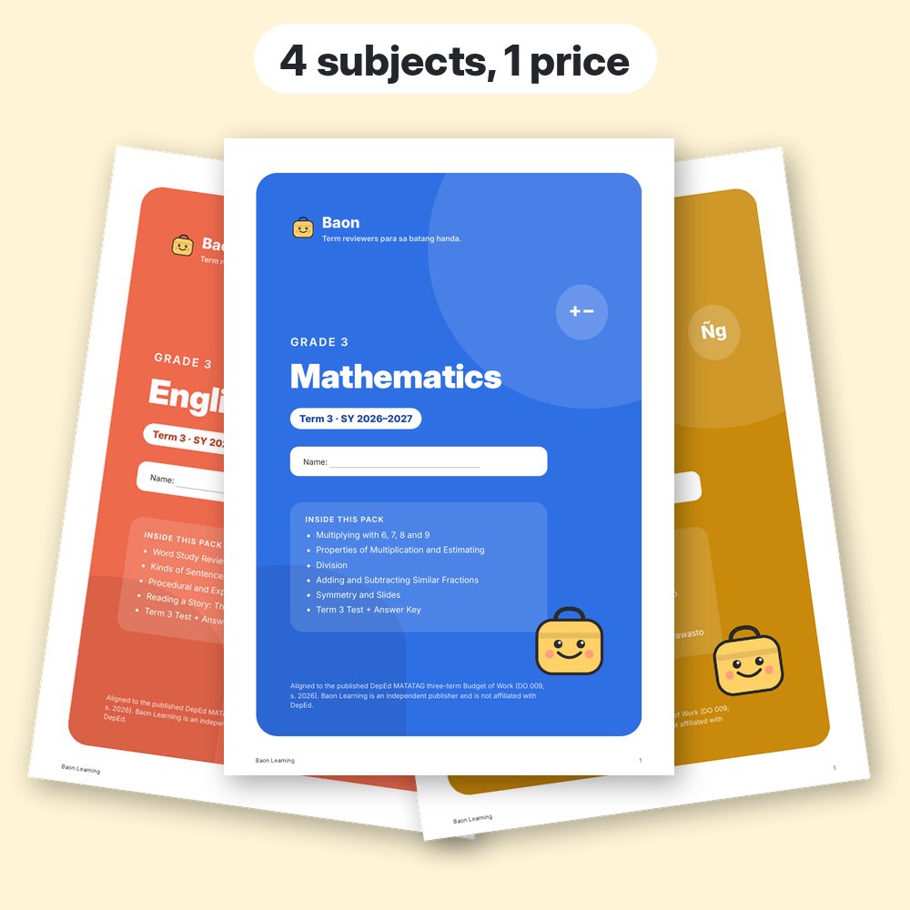 Grade 3 Complete Bundle, Term 3