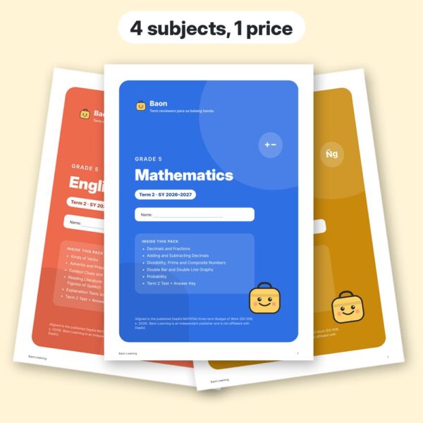 Grade 5 Complete Bundle, Term 2